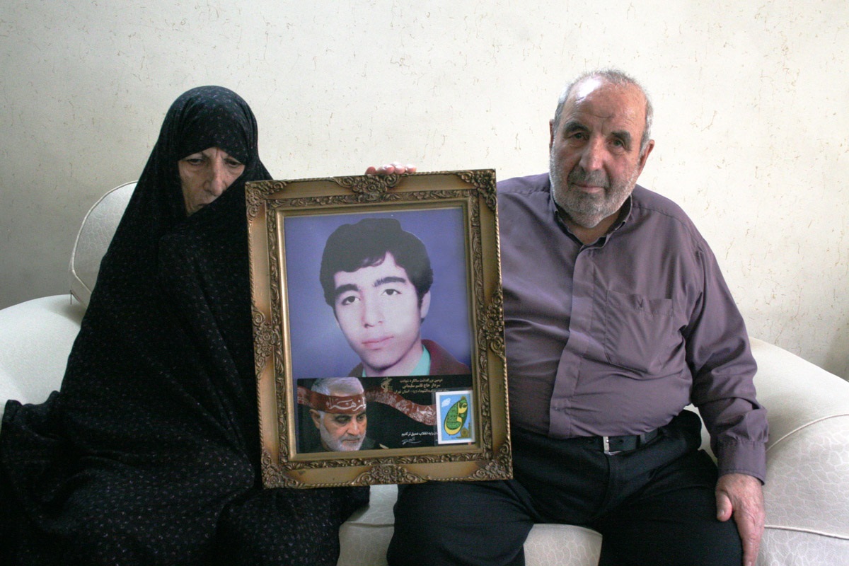 پدر و مادر شهید محمد صالحی 