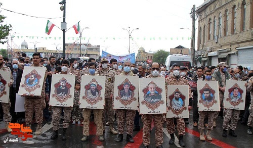 گزارش تصویری| راهپیمایی روز قدس در همدان