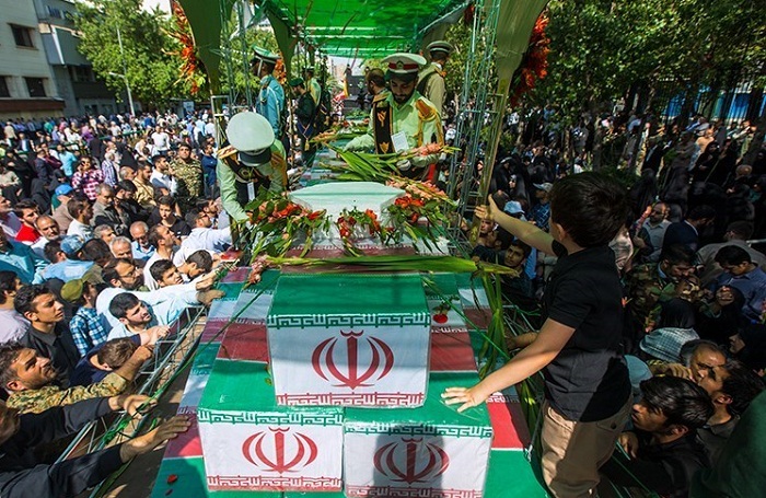 The funeral Ceremony of the 150 Iran's Sacred Defense martyrs The funeral Ceremony of the 150 Iran's Sacred Defense martyrs