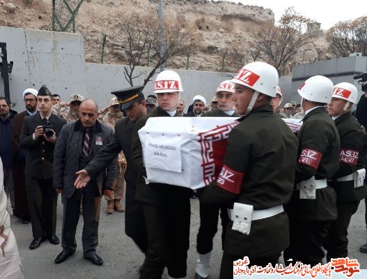 jشییع پیکر مرزبان شهید «توحید ملک زاده» در ماکو jشییع پیکر مرزبان شهید «توحید ملک زاده» در ماکو