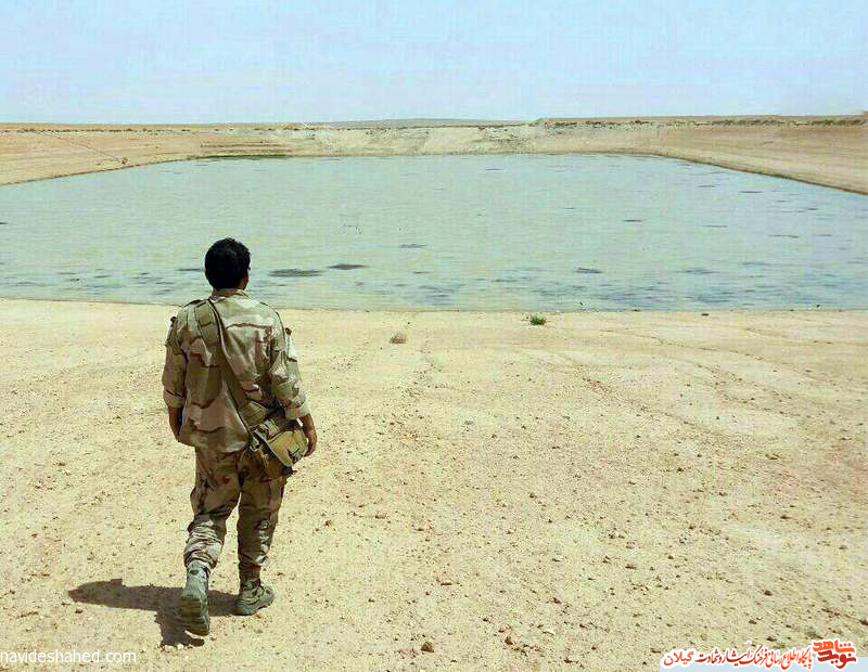 عکس کمتر دیده شده از شهید مدافع حرم، مرتضی حسین پور گیلانی