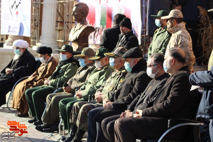 گزارش تصویری/ پیکر 4 شهید گمنام در آذربایجان غربی، تشییع شد