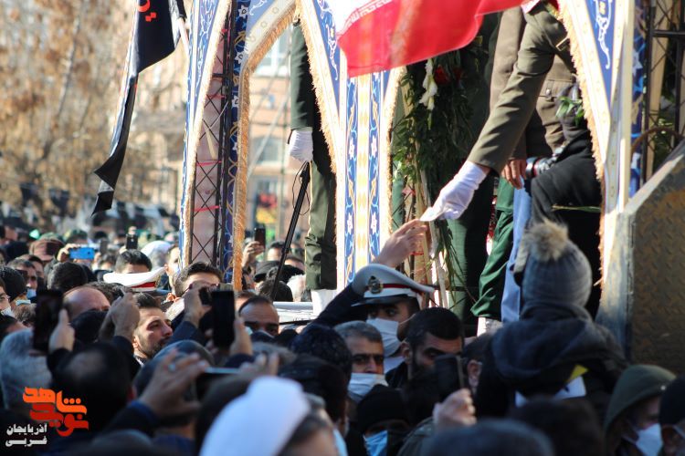 گزارش تصویری/ پیکر 4 شهید گمنام در آذربایجان غربی، تشییع شد