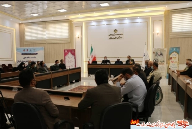 به مناسبت گرامیداشت هفته دفاع مقدس مراسم تجلیل از ورزشکاران جانباز دراستان اردبیل  برگزار شد