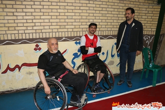 گزارش تصویری |بنیاد شهید استان اردبیل مسابقات بسکتبال با ویلچر برای جانبازان قطع نخاعی برگزار کرد