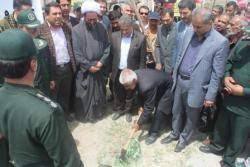 کلنگ‌زنی یادمان شهدای گمنام مرادلو
