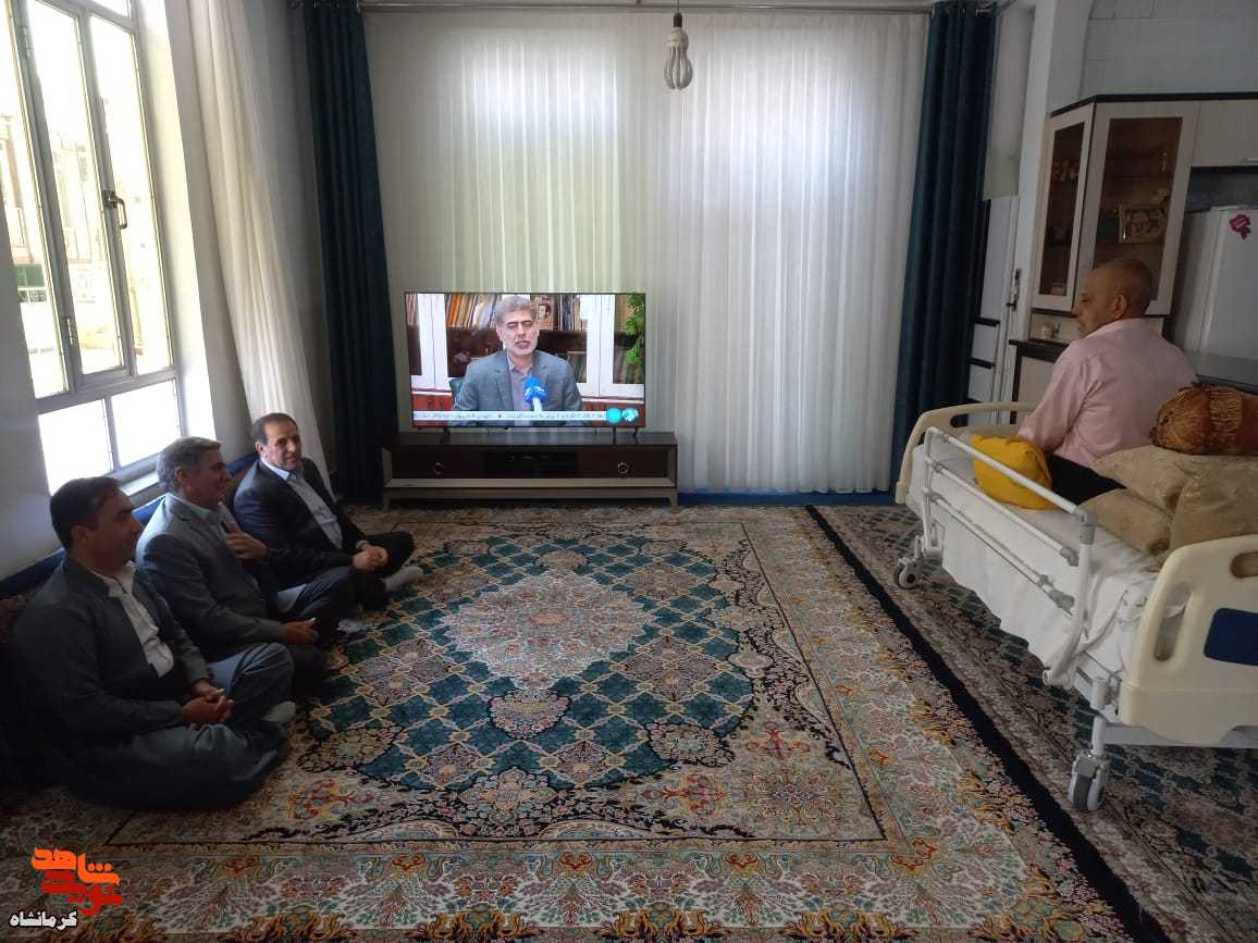 مدیر کل بنیاد شهید و امور ایثارگران استان کرمانشاه با جانبازان قظع نخاعی جوانرود بدیدار کرد+تصویر