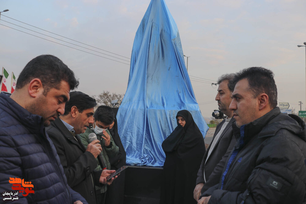 رونمایی از تندیس سردار شهید مدافع حرم «سید رضا مراثی»