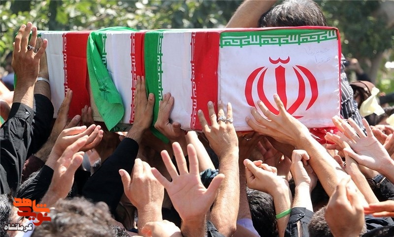 پیکر جانباز شهید «مظفر عبدلی» در کرمانشاه تشییع شد