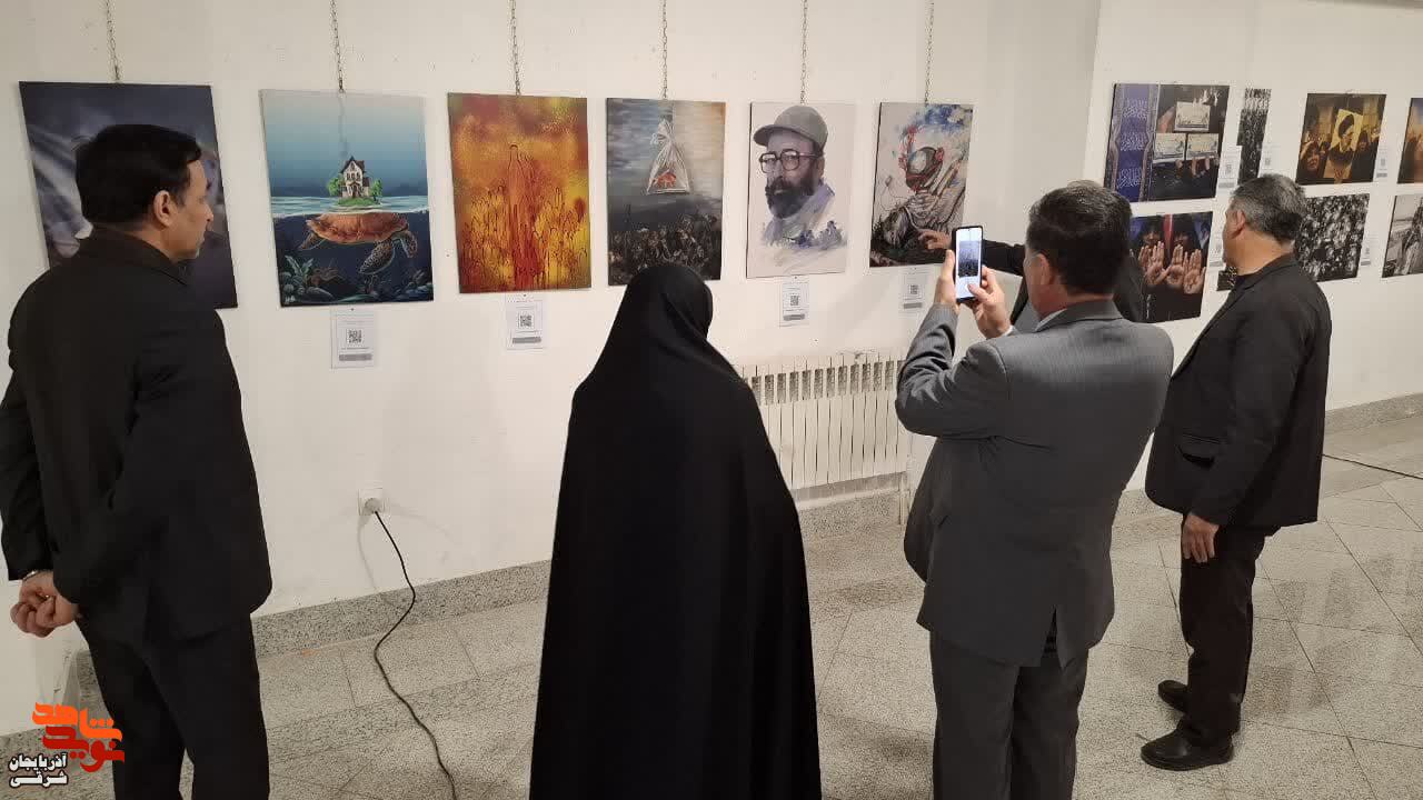 هنرمندان استان در جشنواره هنر‌های تجسمی ایثار خوش درخشیدند + تصاویر