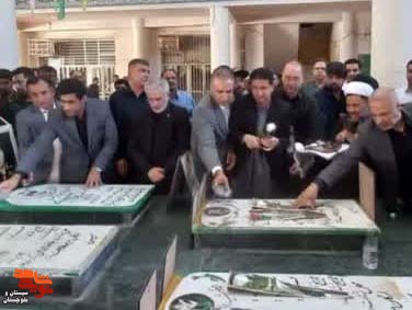 تجدید میثاق مسئولان شهرستان چابهار با آرمان های انقلاب اسلامی و شهدا