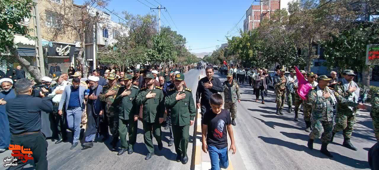 گزارش تصویری/عزاداری نیروهای مسلح استان خراسان شمالی به مناسبت دهه آخر صفر در بجنورد