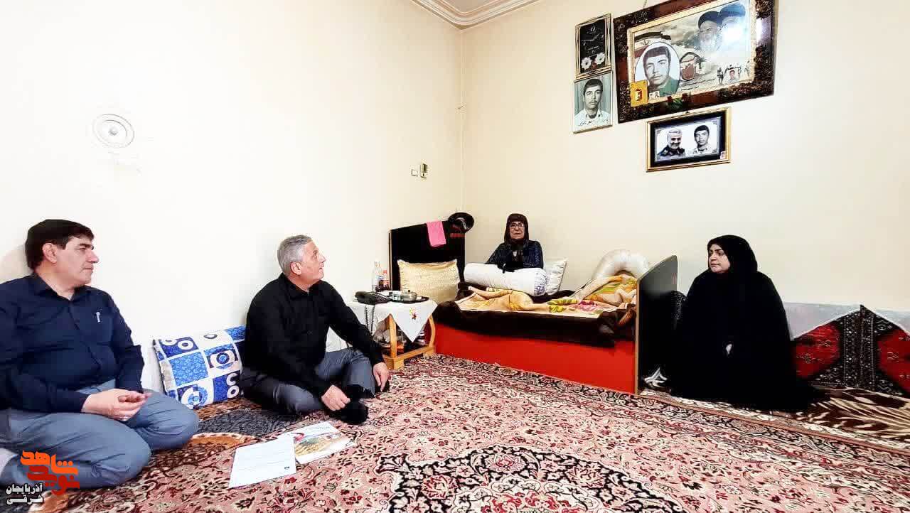 حضور سلمانی در منزل شهید اصغر نانوائی