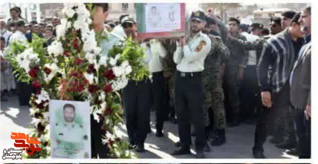 تشییع پیکر شهید«نعمت الله نوری» در زاهدان