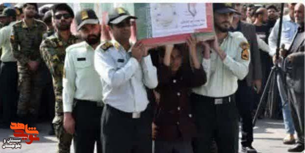 تشییع پیکر شهید«نعمت الله نوری» در زاهدان