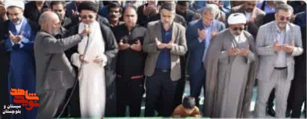 تشییع پیکر شهید«نعمت الله نوری» در زاهدان