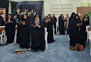 طرح استغاثه به امام زمان(عج) در گلزار مطهر شهدای قزوین برگزار شد