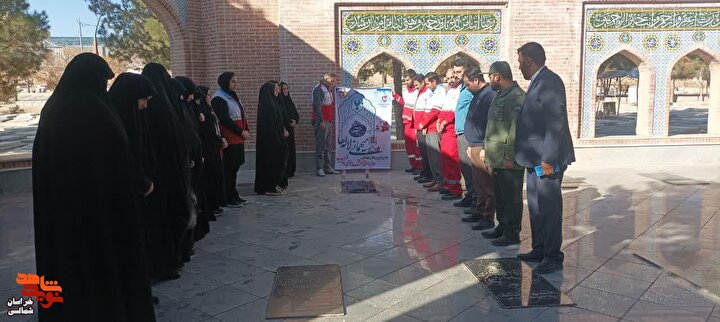 مزار مطهر شهدای غریب خراسان شمالی عطرافشانی شد