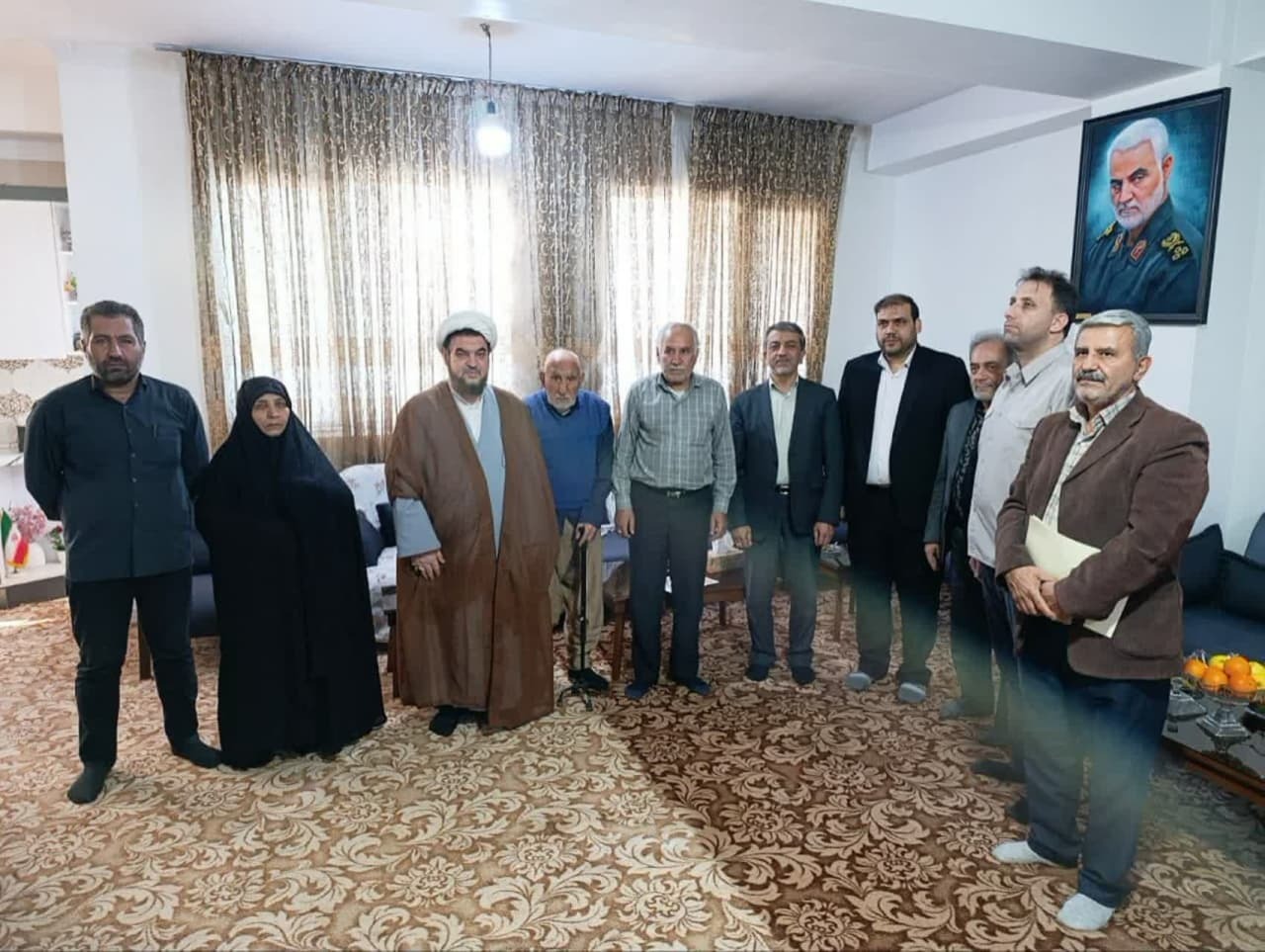 مسئولان استان البرز از خانواده شهید امنیت
