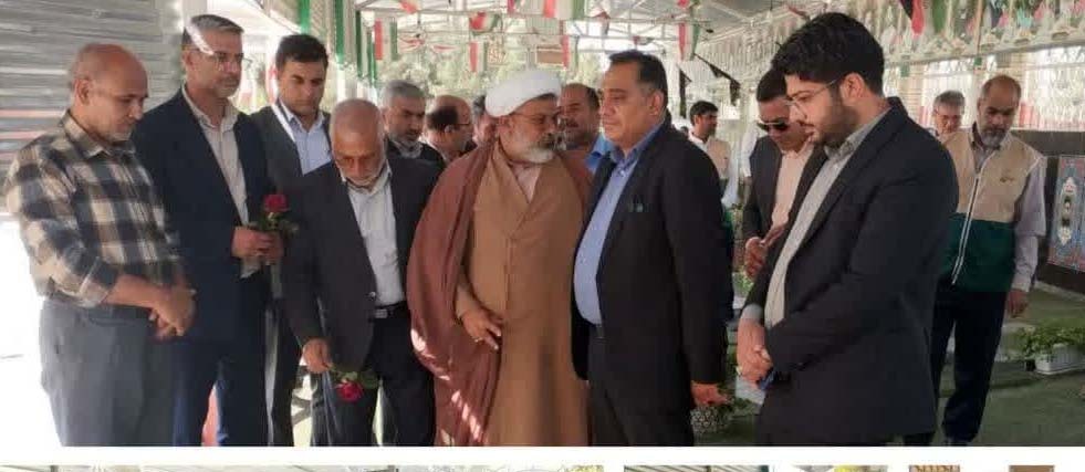 خادمین رضوی میهمان گلزار شهدای زاهدان شدند