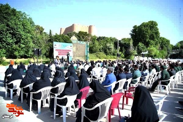 یادمان شهدای حاج عمران در پادگان امام حسین(ع) خرم‌آباد رونمایی شد