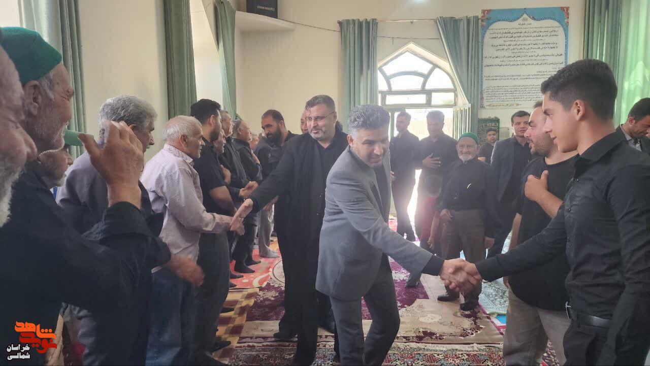 رئیس مجمع نمایندگان استان خراسان شمالی با خانواده ایثارگران دیدار کرد