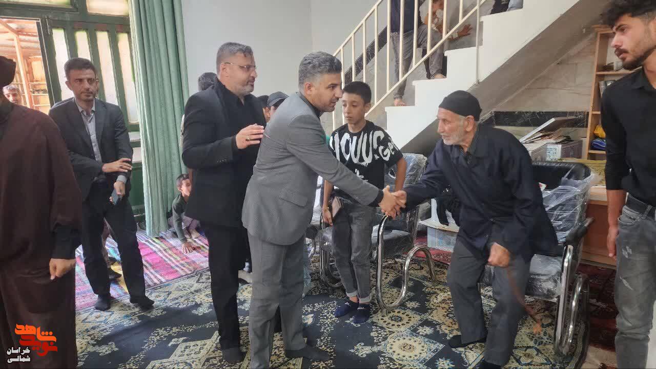 رئیس مجمع نمایندگان استان خراسان شمالی با خانواده ایثارگران دیدار کرد