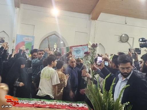 مراسم شب وداع با پیکر مطهر شهید حملات رژیم صهیونیستی «حاج سلیمان سلیمانی» در شهرستان نور +تصاویر