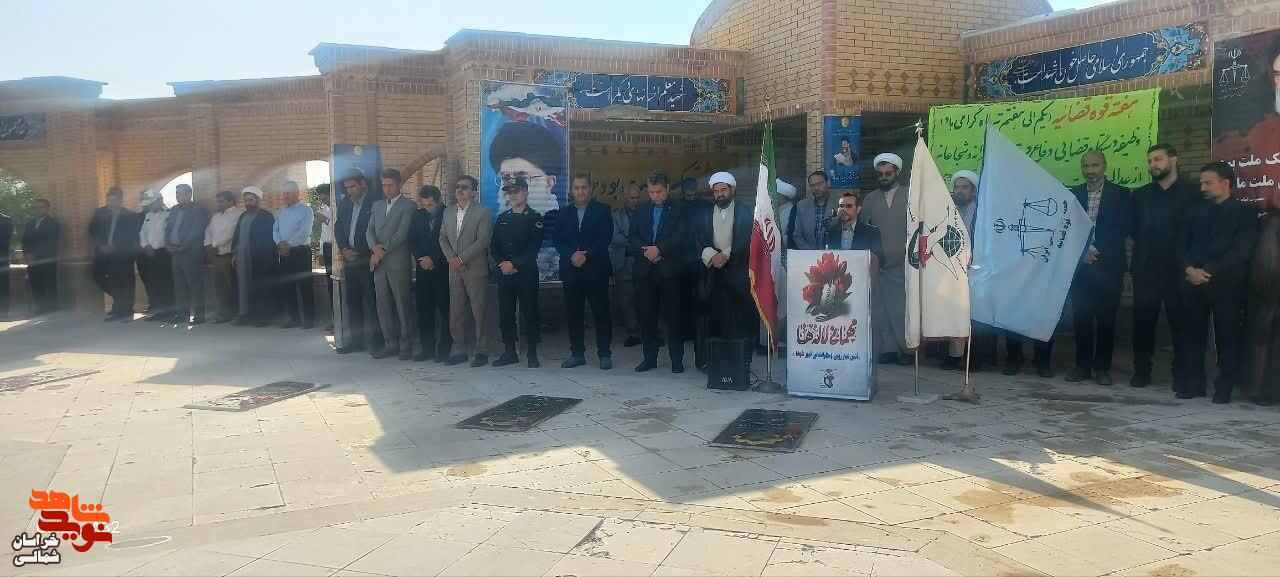 گلزار مطهر شهدا غبارروبی و عطر‌افشانی شد