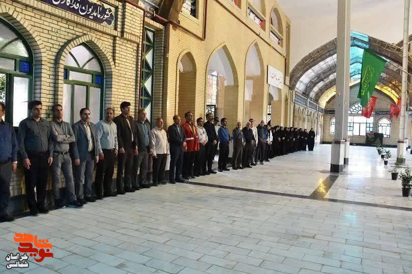 گلزار شهدای شهرستان اسفراین عطر افشانی شد