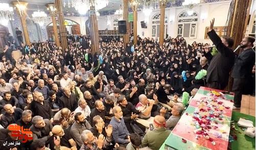 مراسم وداع با پیکر مطهر شهید «محمودی» در آمل +تصاویر