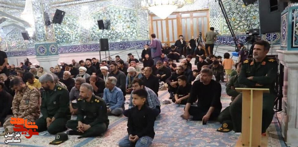 تصاویر/ برگزاری مراسم گرامیداشت شهدای مدافع عزت و شرافت در خراسان شمالی
