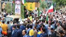 تصاویر/جلوه ماندگار از تشییع پیکر مطهر شهید مدافع وطن «حامد ربانی»