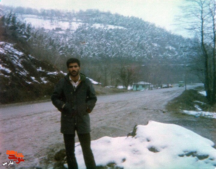 شهید «فرشید اعتمادی» در جبهه جنگ