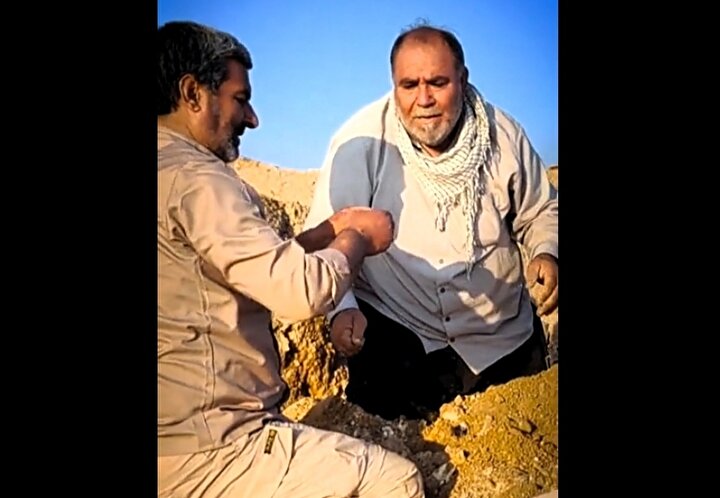 کشف پیکر‌ ۲ شهید دفاع مقدس+ فیلم