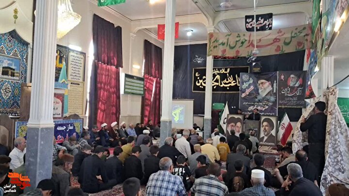 تصاویر/ برگزاری مراسم بزرگداشت رهبر شهید در شهرستان فاروج