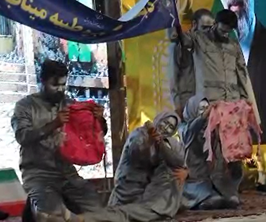 کلیپ/ اجرای نمایش «قائد» در رثای رهبر شهید...
