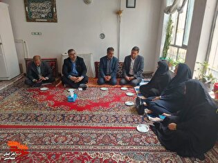 دیدار با خانواده شهدای شهرستان شیروان در هفته...