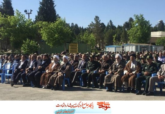 مراسم غبارروبی مزار شهدای ارومیه به مناسبت سوم خرداد با حضور فرماندهان، مسئولین و مدیران ارشد استانی و شهرستانی