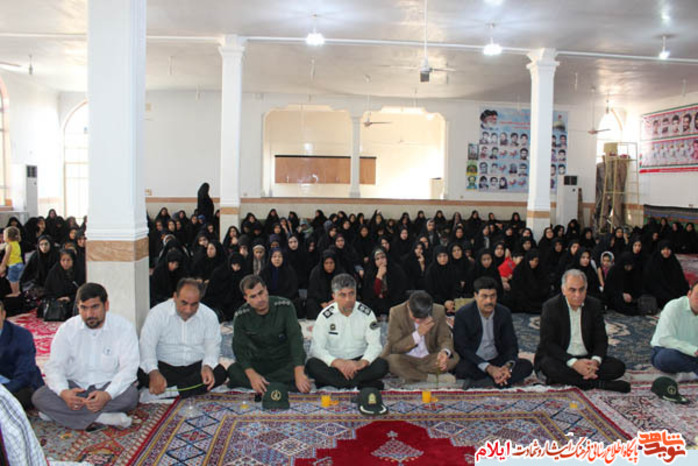  یادواره شهدای زن شهرستان دهلران در هفته دفاع مقدس