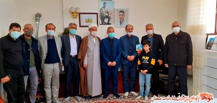 دیدار مسئولان استان سمنان با خانواده معزز شهید مصطفی محمدی- شاهرود چهارم اسفند ۹۹