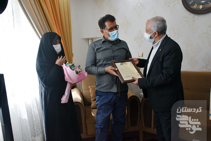 تجلیل از جانباز 70 درصد، صابر صادقی
