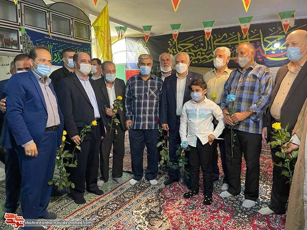گلباران گلزار شهدای بهشت رضای ورامین به مناسبت 15 خرداد با حضور مهندس سعید اوحدی معاون رئیس جمهور و رئیس بنیاد شهید و امورایثارگران