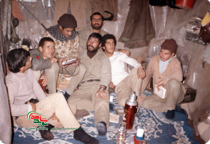 سردار شهید سید مهدی محمدی شیخ شبانی و همرزمان 