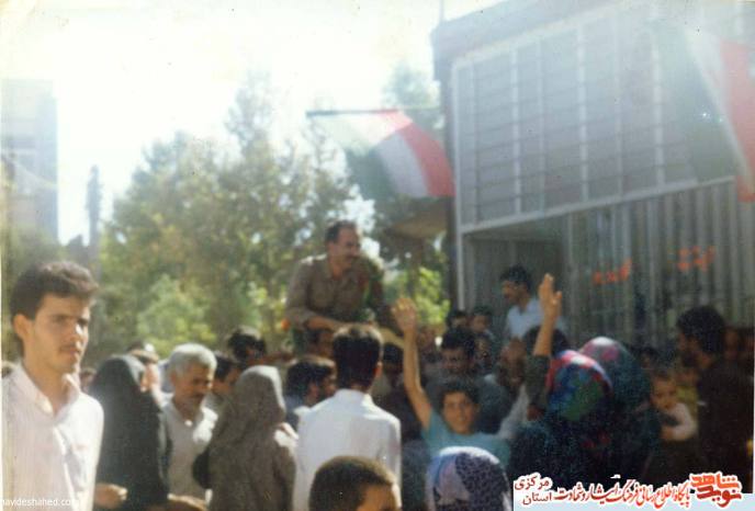 بازگشت از اسارت آزاده سر افراز جواد محمودی