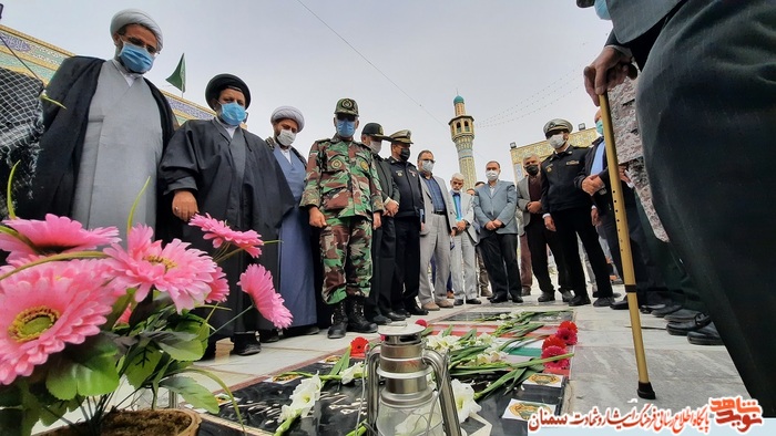 مراسم بزرگداشت دریادار شهید محمدابراهیم همتی - هفتم آذر ۱۴۰۰ امامزاده اشرف سمنان