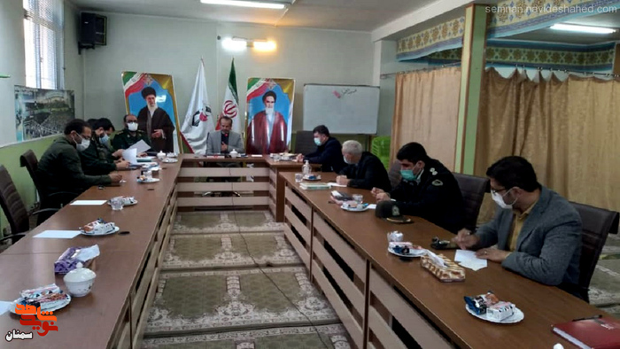 برگزاری کارگروه ایثار شهرستان سمنان به مناسبت سالگرد شهادت سردار شهید حاج قاسم سلیمانی - یکم دی ماه ۱۴۰۰
