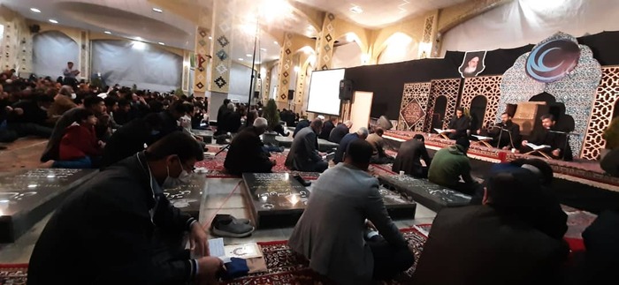مراسم احیای شب قدر در روضة الشهدای بروجن