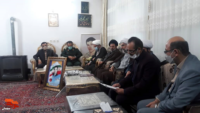 دیدار مسئولان استان سمنان با خانواده معزز روحانی شهید علی اختری - پنجم اردیبهشت ماه ۱۴۰۰ شهرستان سمنان