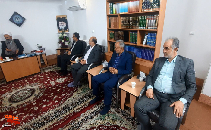 دیدار نماینده ولی فقیه در بنیاد شهید و امور ایثارگران با حجتالاسلام مطیعی - یازدهم خرداد ماه ۱۴۰۱ دفتر نماینده ولی فقیه در استان سمنان